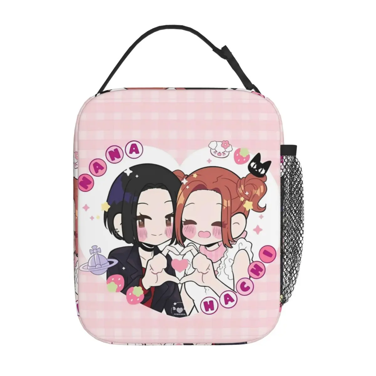 

Изолированные сумки для обеда Nana Osaki Comics, термосумка, многоразовая герметичная сумка-тоут, ланч-бокс, сумка для еды, пляжный пикник