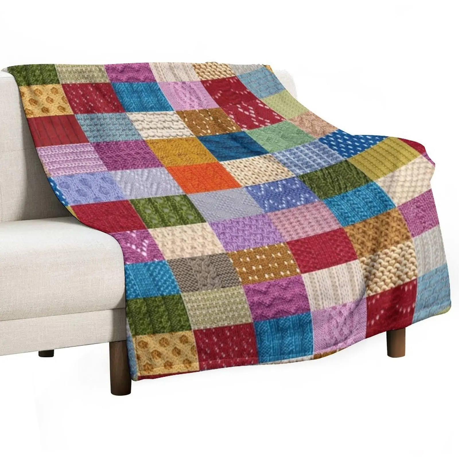 

Fine knit design pattern Throw Blanket For Decorative Sofa Summer Kid'S Luxury Brand Blankets