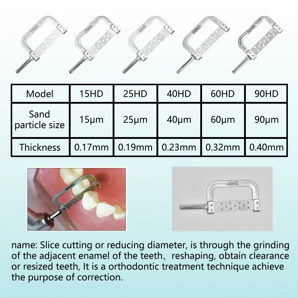 MBM ทันตกรรมจัดฟัน Interproximal เคลือบลด IPR ลูกสูบตัดระบบ 1:1 Contra ANGLE Handpiece