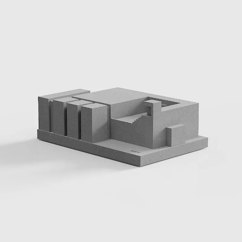 

Cement Building Lunoyuan Model Home Decoration Office Desktop Concrete Ornament