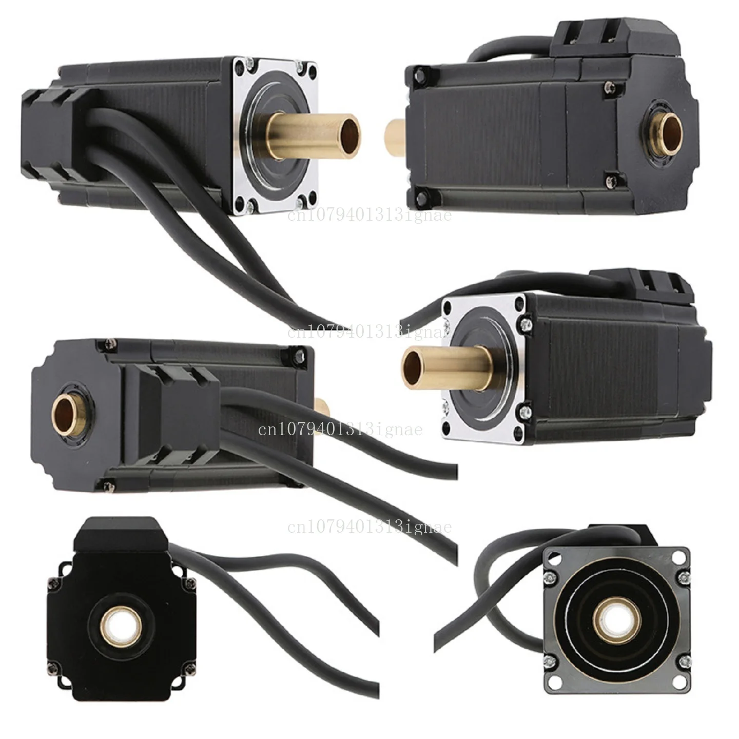 20/28/35/42/57 Hollow Shaft Hollow Through Hole Closed Loop Servo Stepper Electric Double Shaft Machine with Encoder