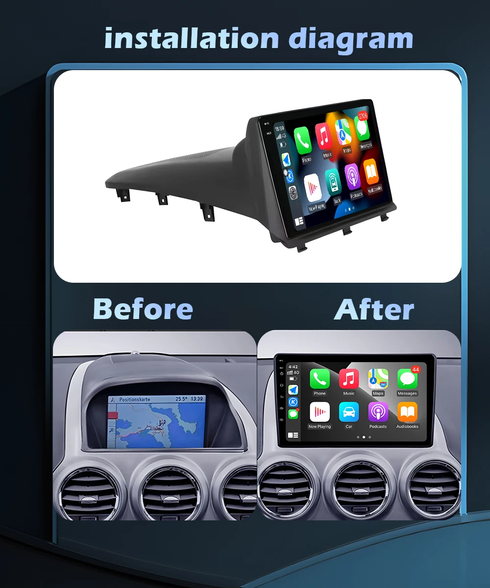 Android 16 Wireless CarPlay For Opel Antara 1 2006 - 2017 Car Radio Multimedia Video Player Navigation GPS 4G WIFI Bluetooth DSP