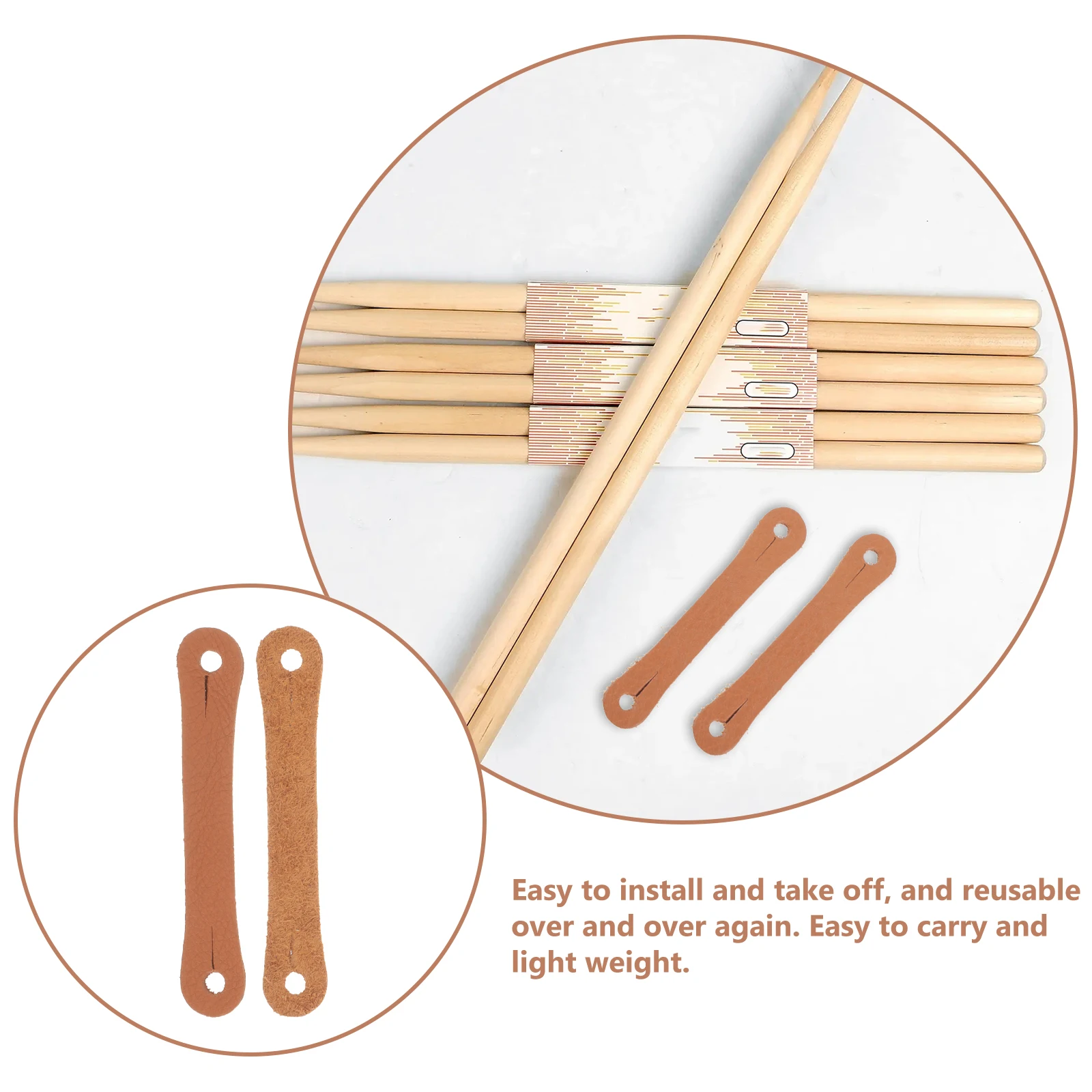 

4Pcs Drumstick Control Finger Holder Clips Lightweight Portable Drum for Drummers Practice Accessories