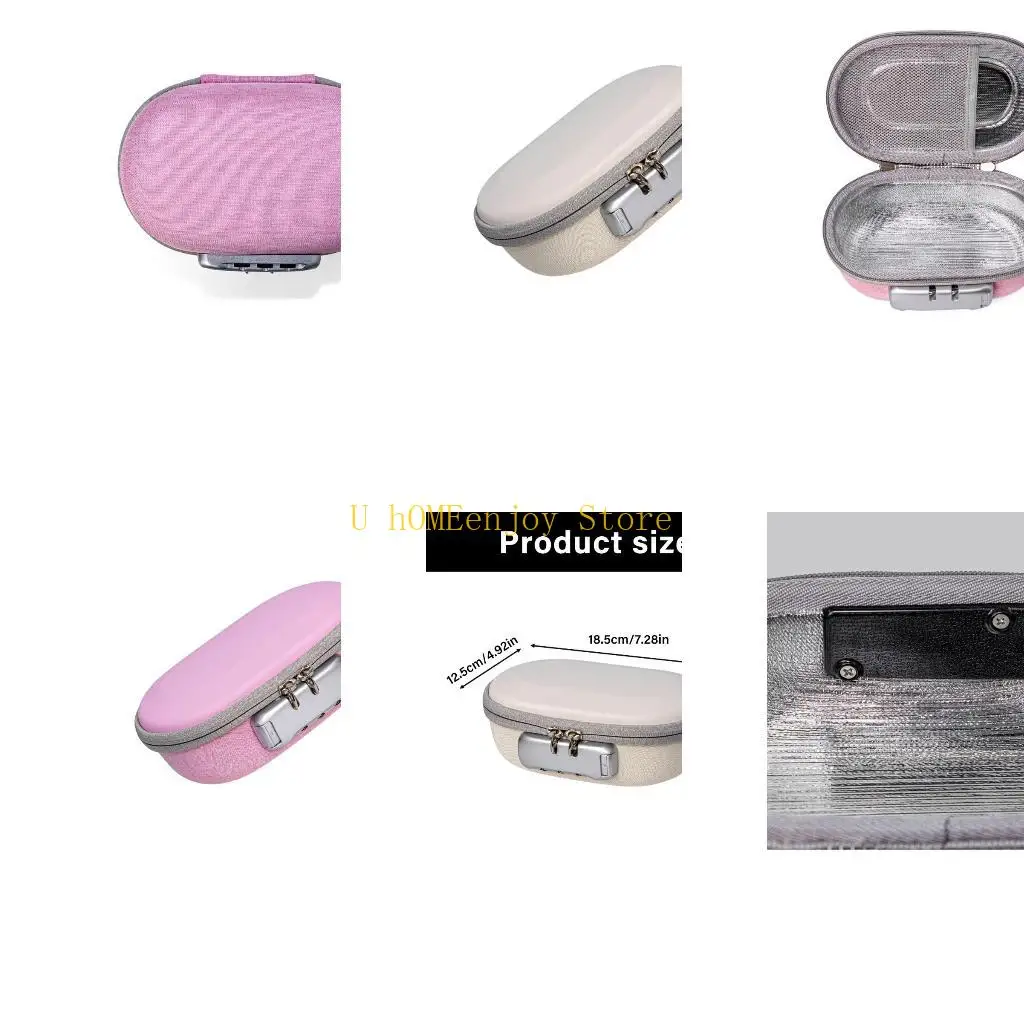 

B0KF безопасный контейнер для хранения с замком, органайзеры для путешествий, водонепроницаемая прочная сумка-органайзер для для