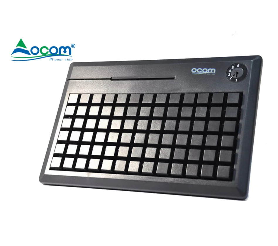 Kb78 78 Keys Pos System Programmable Keyboard With Card Reader