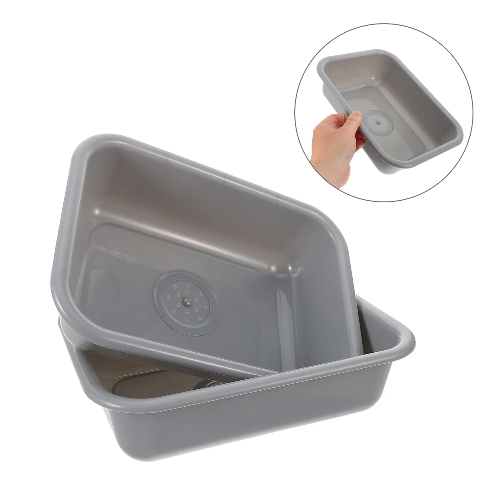 

2pcs Simulation For Kids Realistic Educational Toddler Safe Abs Material Easy Clean Pretend Accessories Water Play Sink Kids