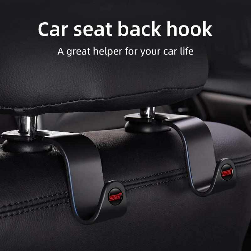 Car Seat Headrest Hook Auto Back Seat Organizer Hanger For Subaru Impreza Legacy WRX STI BRZ XV WRC Forester Crosstrek Outback