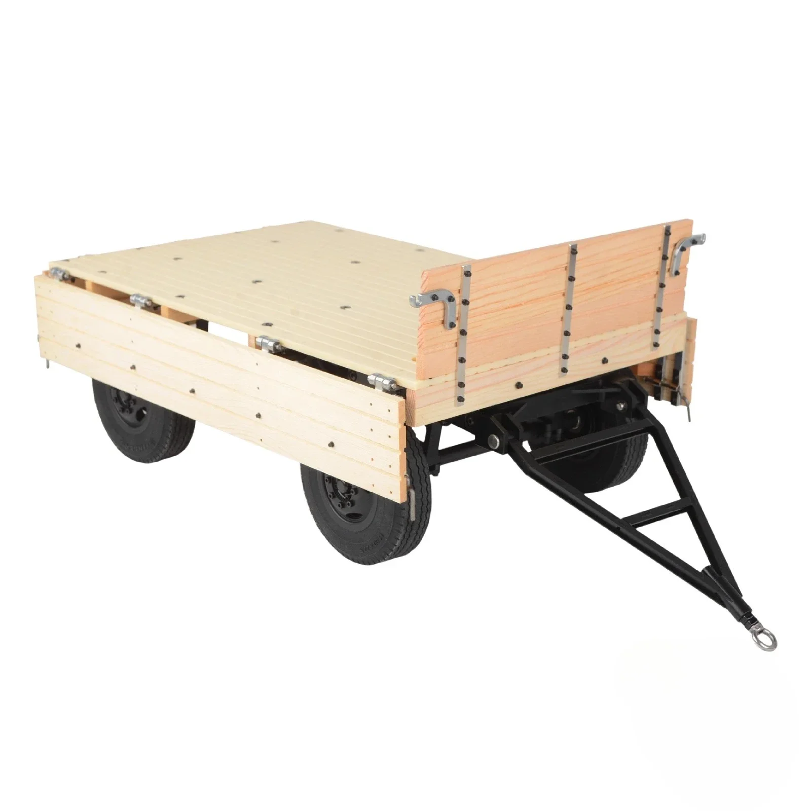 1/12 Trailer KIT Version Simulation Flatbed Trailer Model Metal Chassis Frame Toy