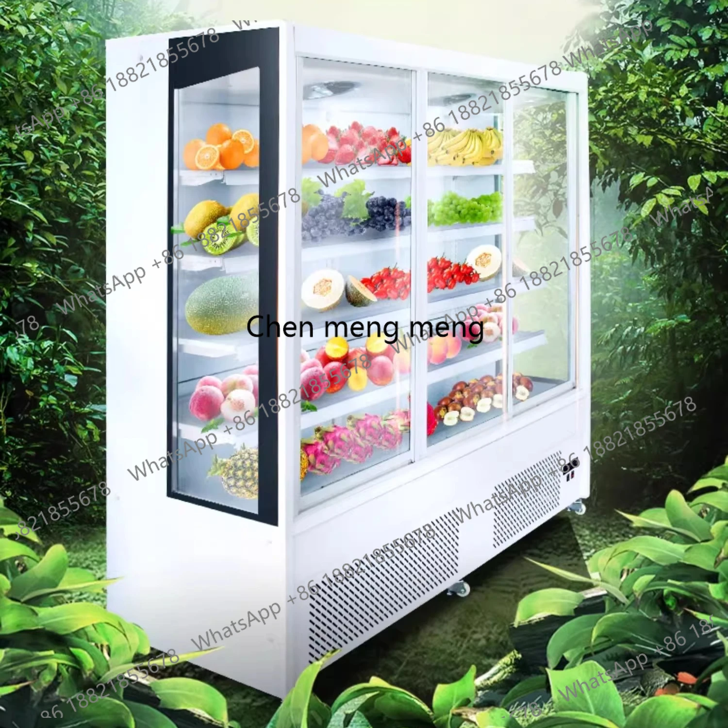 

Fruit fresh-keeping cabinet Commercial vertical freezer Flower display cabinet Refrigerated air curtain cabinet