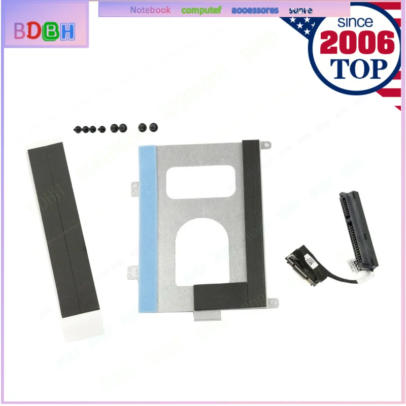 2018 For Dell Alienware M15 2.5'' 60W SATA3 Hard Drive Cable Bracket 68WXJ PCYYV