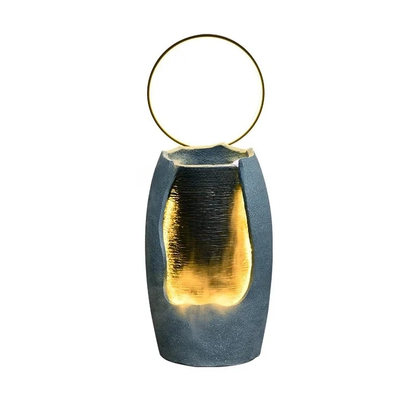 

Lucky Flowing Water Ornaments Living Room Office Decorations Decoration Loop Chinese Opening Gift