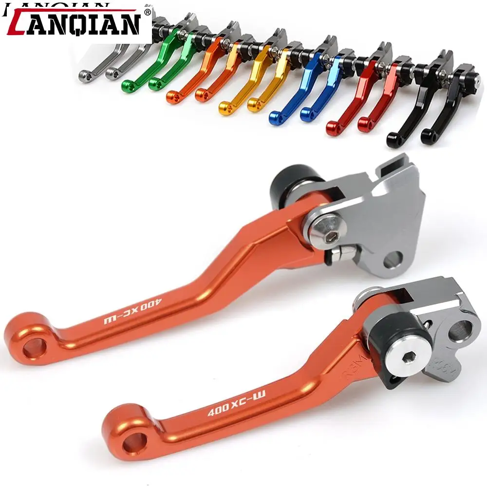 Motorcycle Pivot Brake Clutch Levers Dirt Bike CNC Aluminum Customized Accessories Dirtbike Lever For 400XC-W 400 XC-W 2007