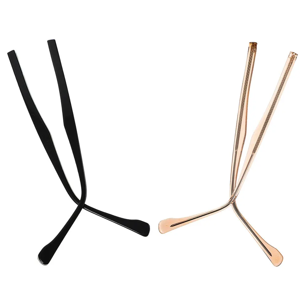 

2Pairs Glasses Replacement Parts Metal Eyeglass Arms Legs for Repair Kits Fashion Temple Unisex Chic Accessory