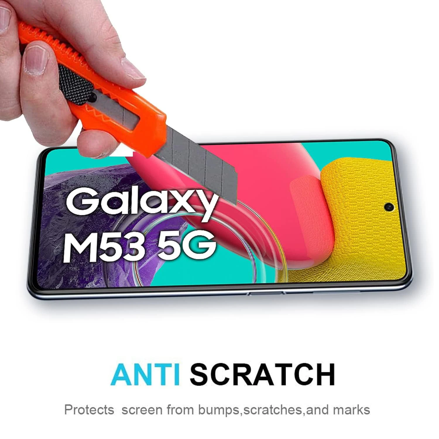 For Samsung Galaxy M53 5G Tempered Glass Screen Protector Glass Film