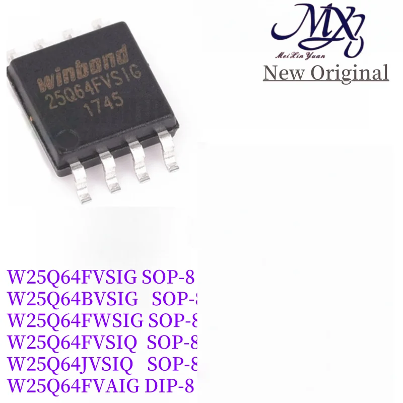 Mxy 10 unids/lote W25Q64FVSSIQ W25Q64FVSIQ = W25Q64FVSSIG W25Q64FVSIG W25Q64JVSIG 25Q64FVSSIQ 25Q64FVSIQ 25Q64FVS1G W25Q64 25Q64 SOP8