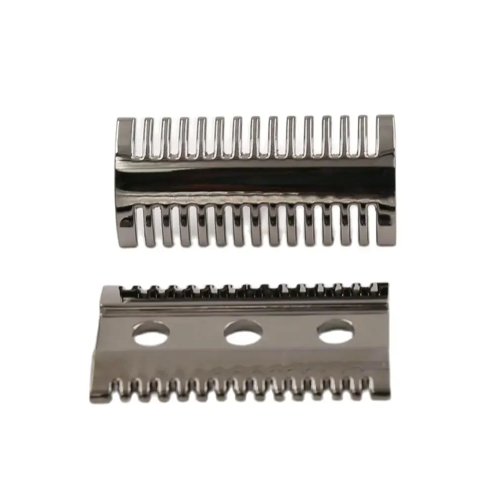 YAQI Мужская безопасная бритвенная головка из цинкового сплава Gunmetal Mellon для мужских бритв, сменный аксессуар, модная бритвенная головка высокого качества