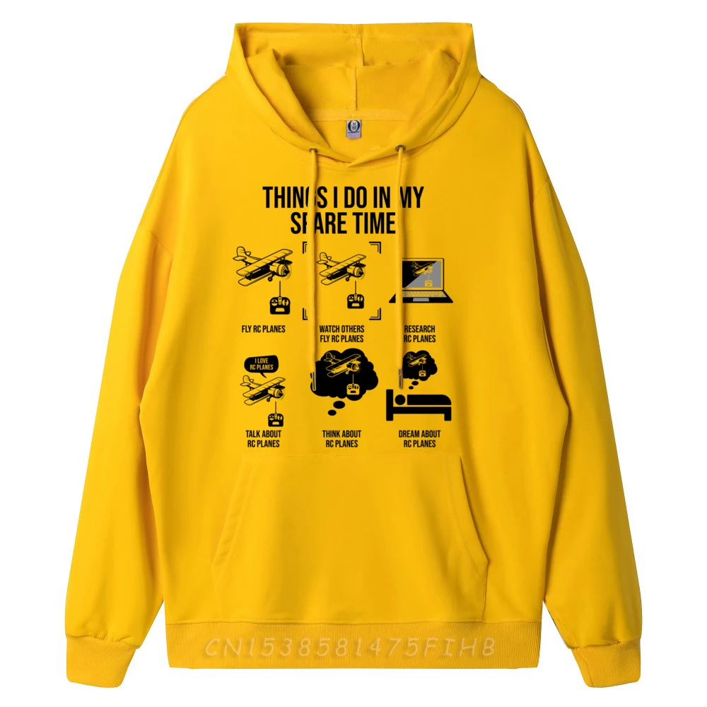 Things I Do In My Spare Time Rc Plane Flying Designer Hoodie Men Men's Sweatshirts Christmas Sweater