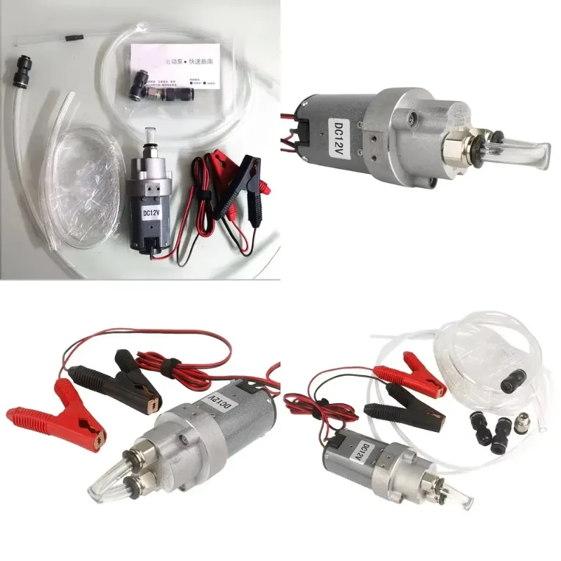 

12V Oil Transfer The Whole Set DIY Mini DC Engine Oil Pump Micro Self-suction Gear Oil Transfer Pump