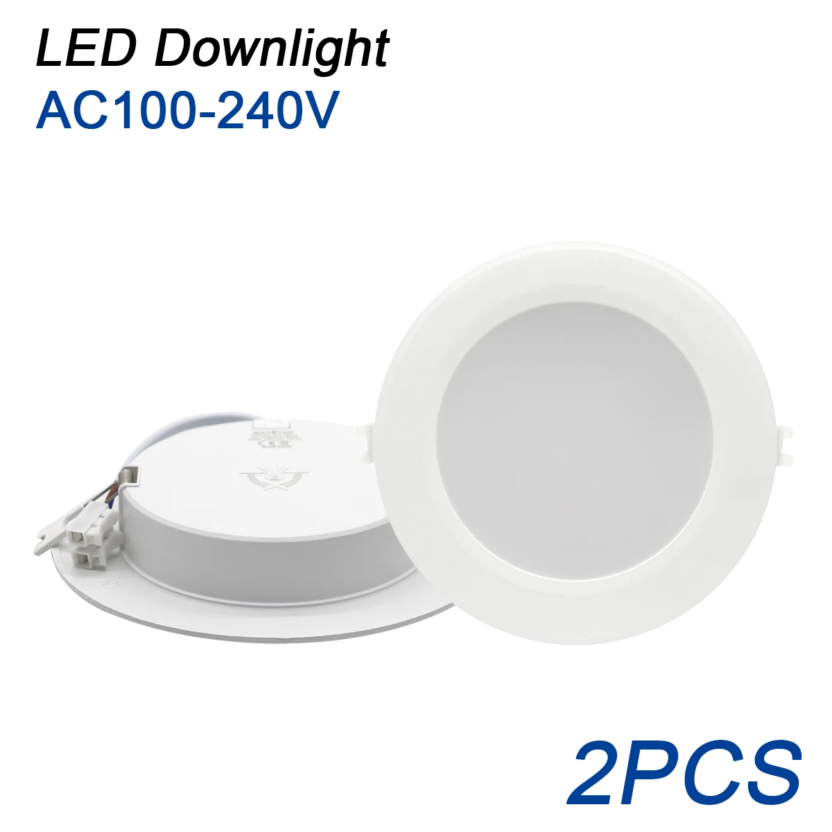 

2pcs LED Downlight 110V 220V Ceiling Light 6W 17W 20W 24W Recessed Led Down light Round Panel Light Spotlight Indoor Lighting