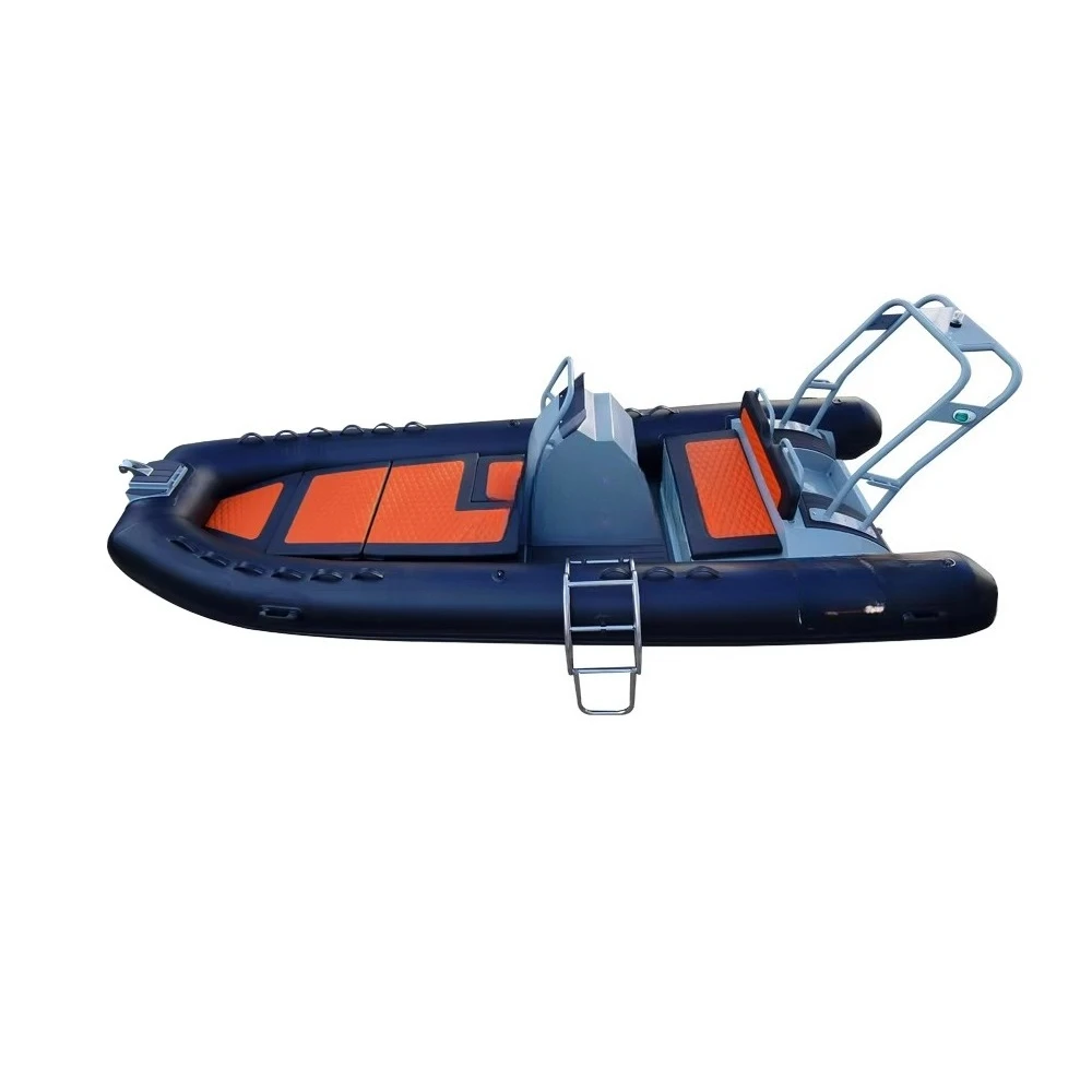 CE 16ft Aluminum Inflatable Rib Boat SP480 Deep V Aluminum Shell Ribbed Boat Equipment Luxury Boat