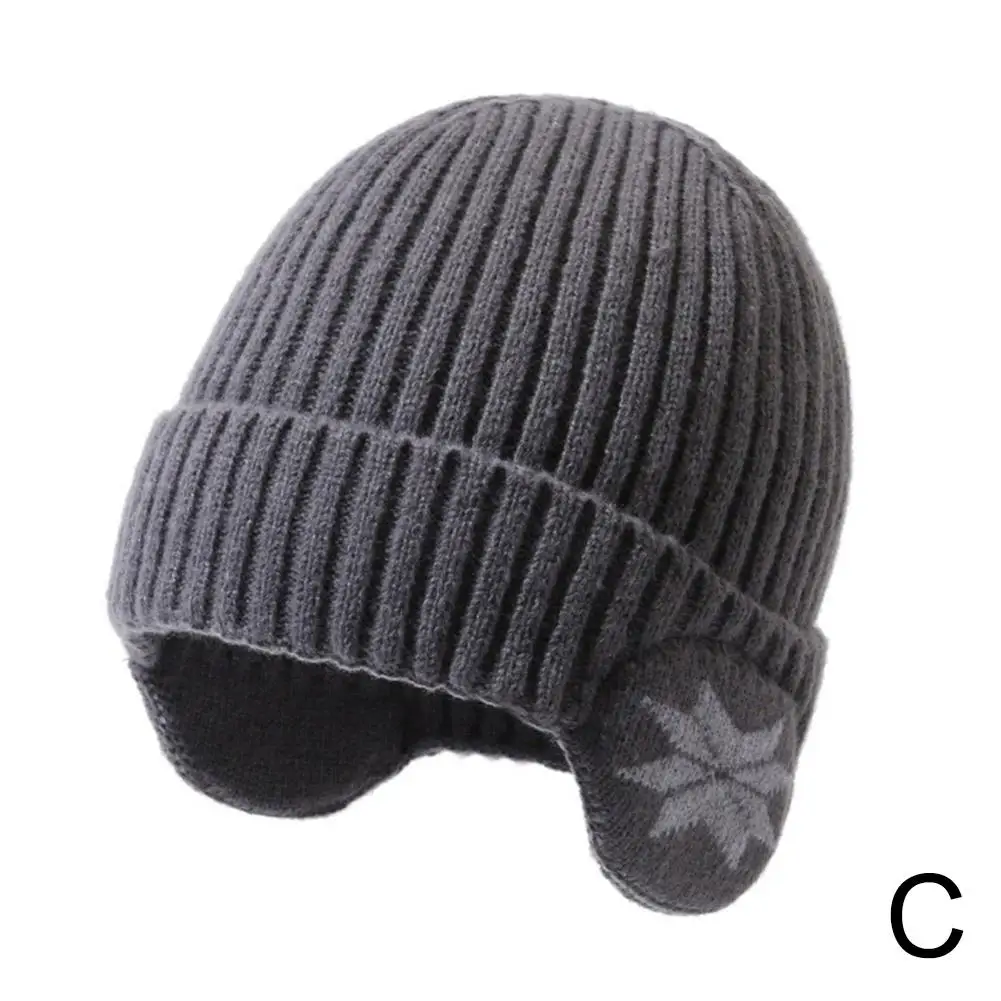 Men Women Winter Warm Plush Knitted Benines Snow Fashion Caps New Outdoor Coldproof Skullies Wool Hat Unisex Ear V6k8