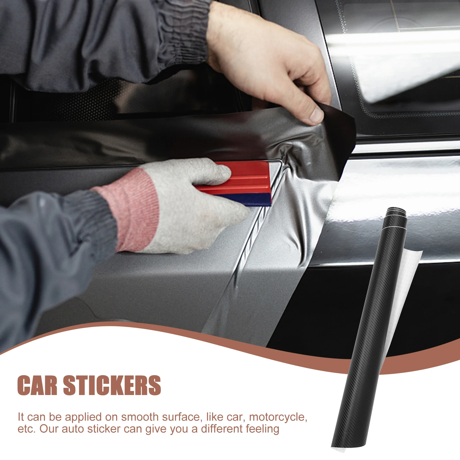 

1 рулон, автомобильная пленка из углеродного волокна, имитация ПВХ, устойчивая к царапинам, защитная пленка для автомобиля «сделай сам», наклейка, наклейка, изменение цвета кузова автомобиля