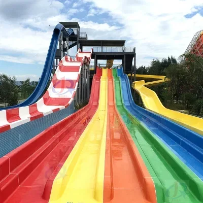 Wholesale Commercial Amusement Play Equipment Parts Playground Fiberglass Water Park Slide For Sale