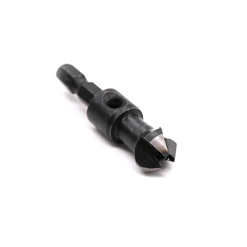 Imagem -05 - Broca Cônica para Carpintaria Furos Piloto Hss Universal Counterbore Parafuso do Cortador Carpintaria Plástica Ferramenta Elétrica Escareador Pcs Set