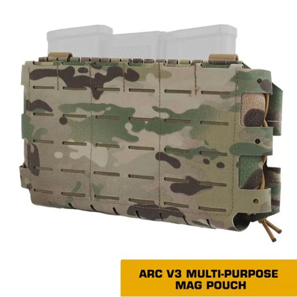 ARC V3 Multi-purpose Mag Pouch Tactical Plate Carrier Molle Triple Magazine Pouch Bag