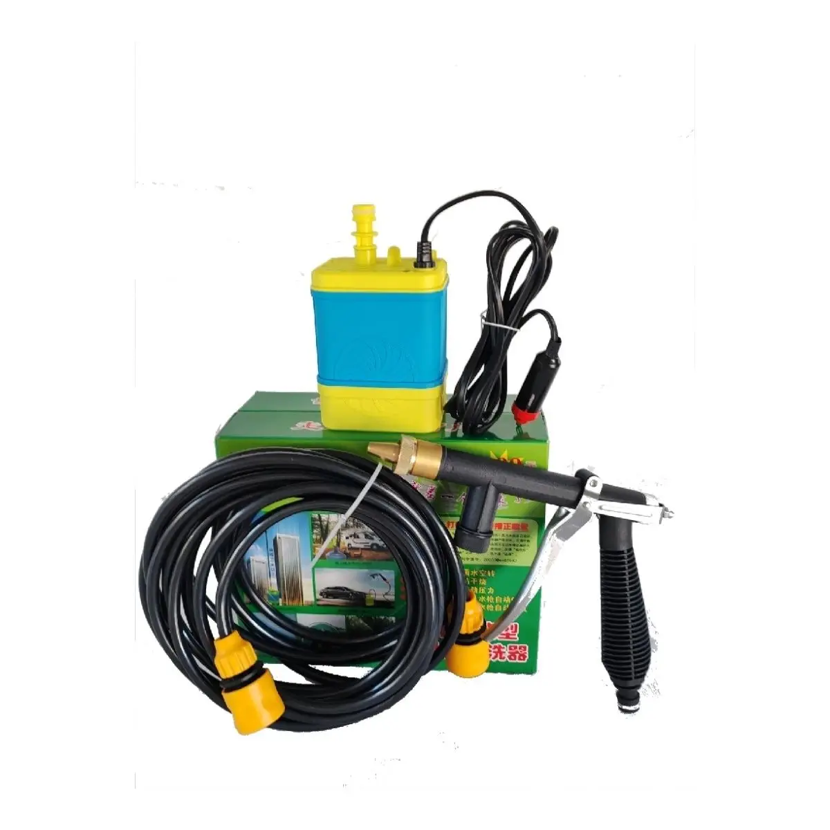 2025 New 12-volt Car Washing Machine Set, Household High-pressure Car Washing Machine C ar Wash & Maintenance view 3