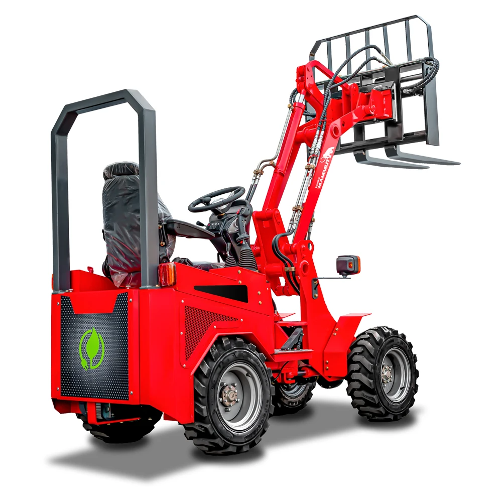 Cheap 400kg 0.4ton small electric wheel loaders mini front end loader small diesel/electric loader best price for sale