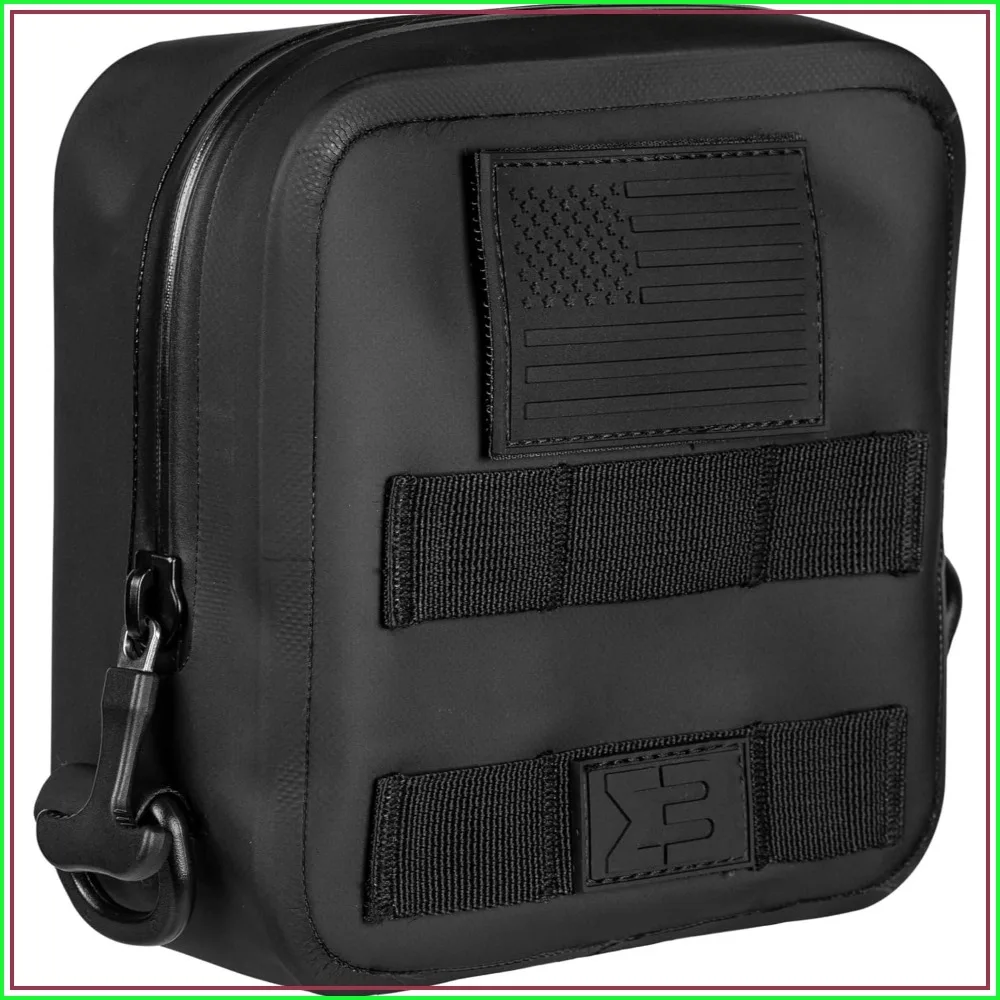

Water Resistant Tactical MOLLE Pouch for Hiking, Tools and Camping Gear. Durable Thermoplastic Design Compatible with Backpacks, Belts, Waist Bags