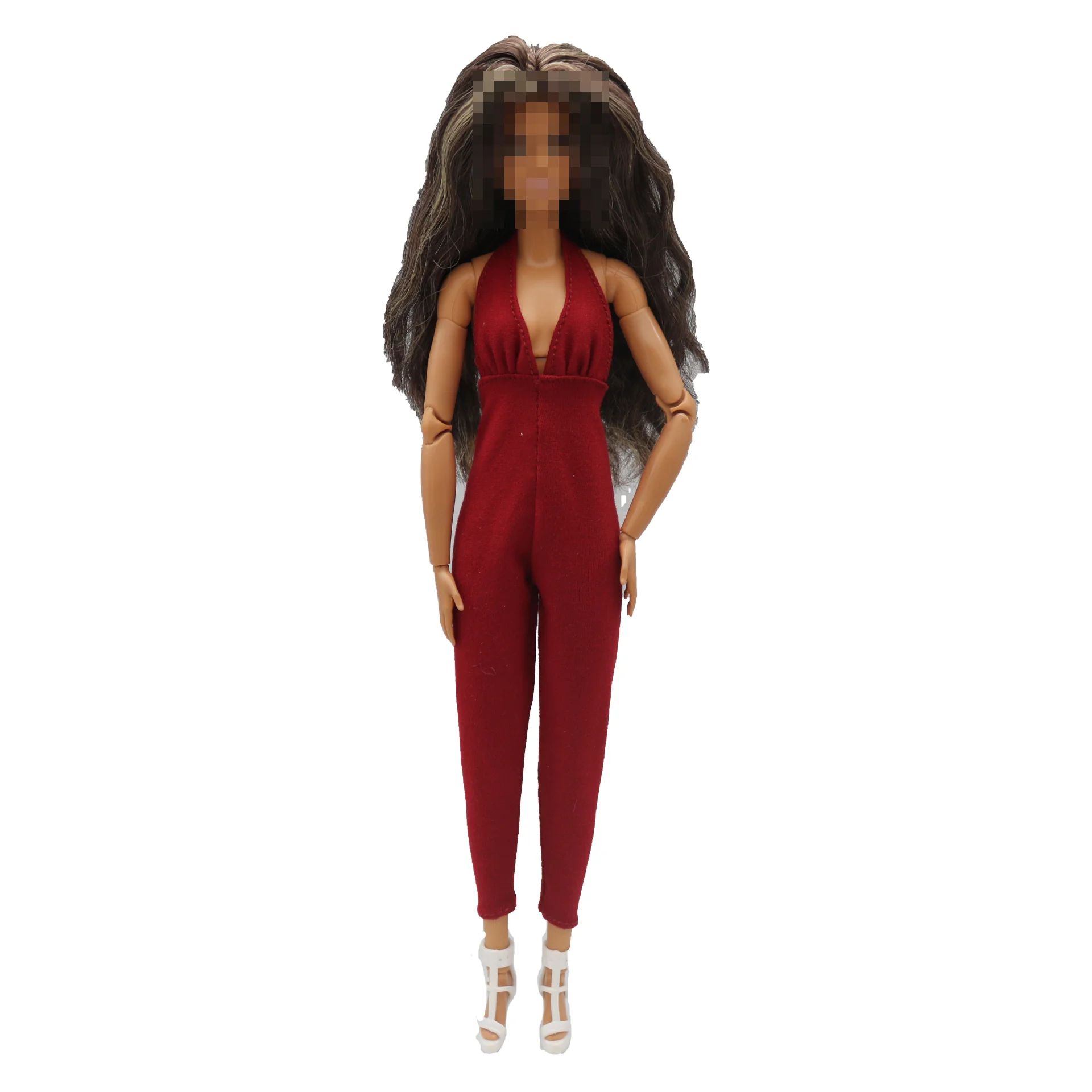 New 30cm 1/6  hip wrap Tight low-cut jumpsuit  Daily Wear Accessories Clothes for Barbie Doll 11.5\