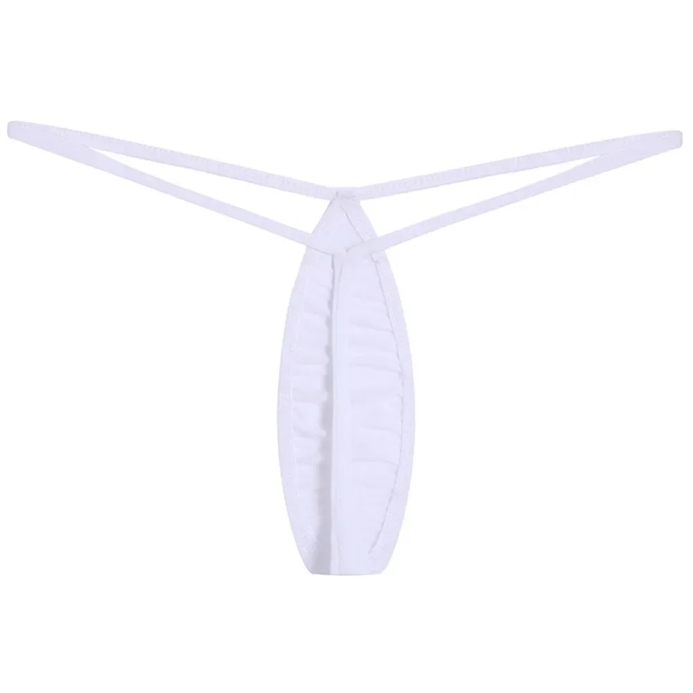 

Men Sexy Bikini G-Strings Briefs Low Waist String Underwear Underpants Panties Bulge Pouch Male Thongs Erotic Lingerie
