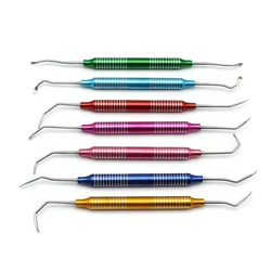 High Quality 7Pcs/set Double Ends Dental Sinus Lift Lifting Tool Dental Lift Elevator Instrument Stainless Steel Tools