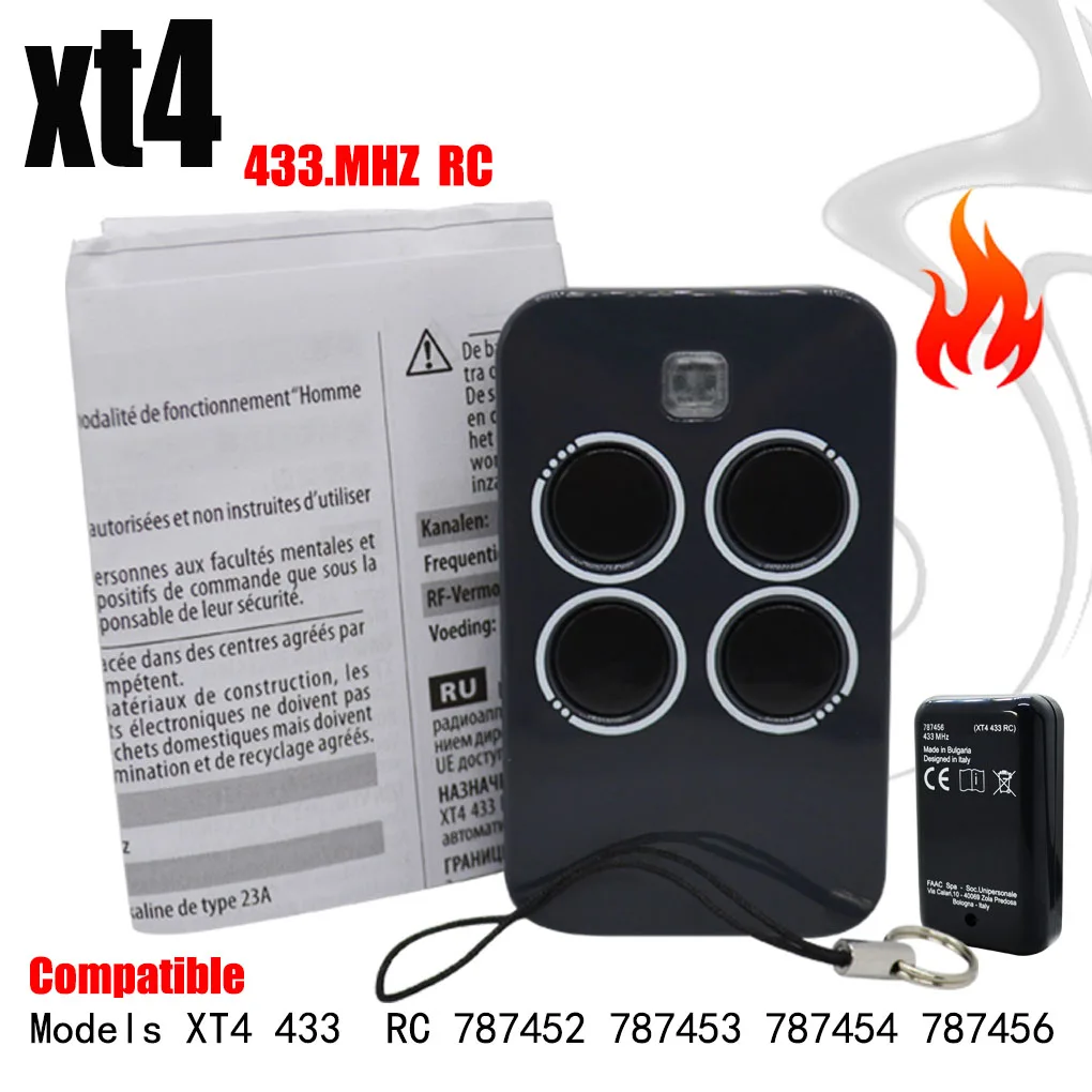 

XT4 433 RC 787456 дистанционное управление для электрического пульта управления воротами гаража