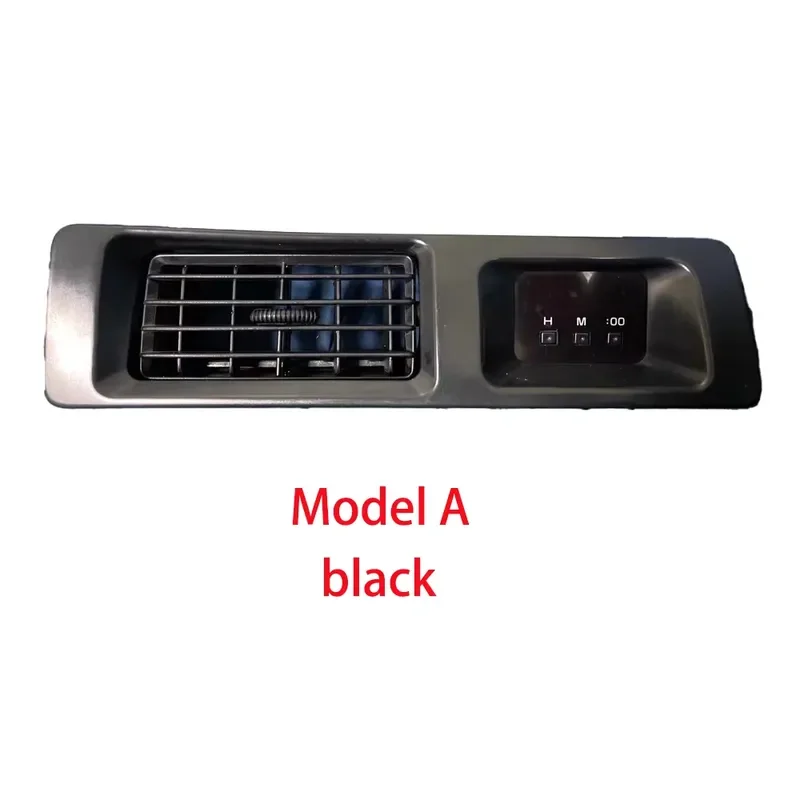 Wood Grain Black Air Vent Trim for Toyota Land Cruiser LC80 FZJ80 4500 1995-1997 Dashboard Outlet Decor Cover Interior