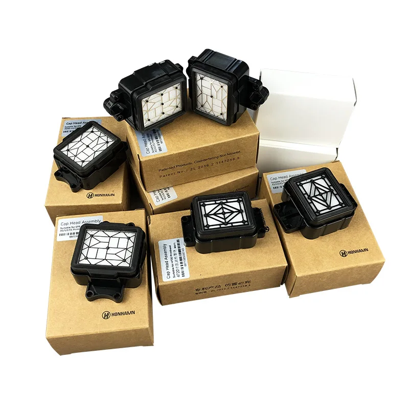 

LETOP 4pcs Capping Station for Ep i3200 4720 Printhead Inkjet Printer Ink Stack Cap for Eco Solvent DTF Printer