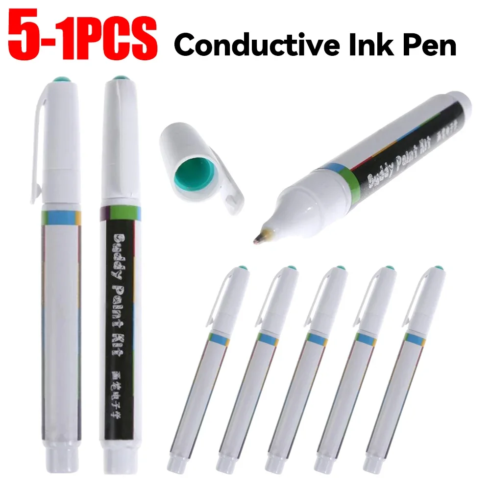 

1-5 шт. ручка с проводящими чернилами, сделай сам, электронная схема, мгновенное рисование, волшебная ручка, цепь дистанционного управления клавиатурой, инструмент для ремонта печатной платы