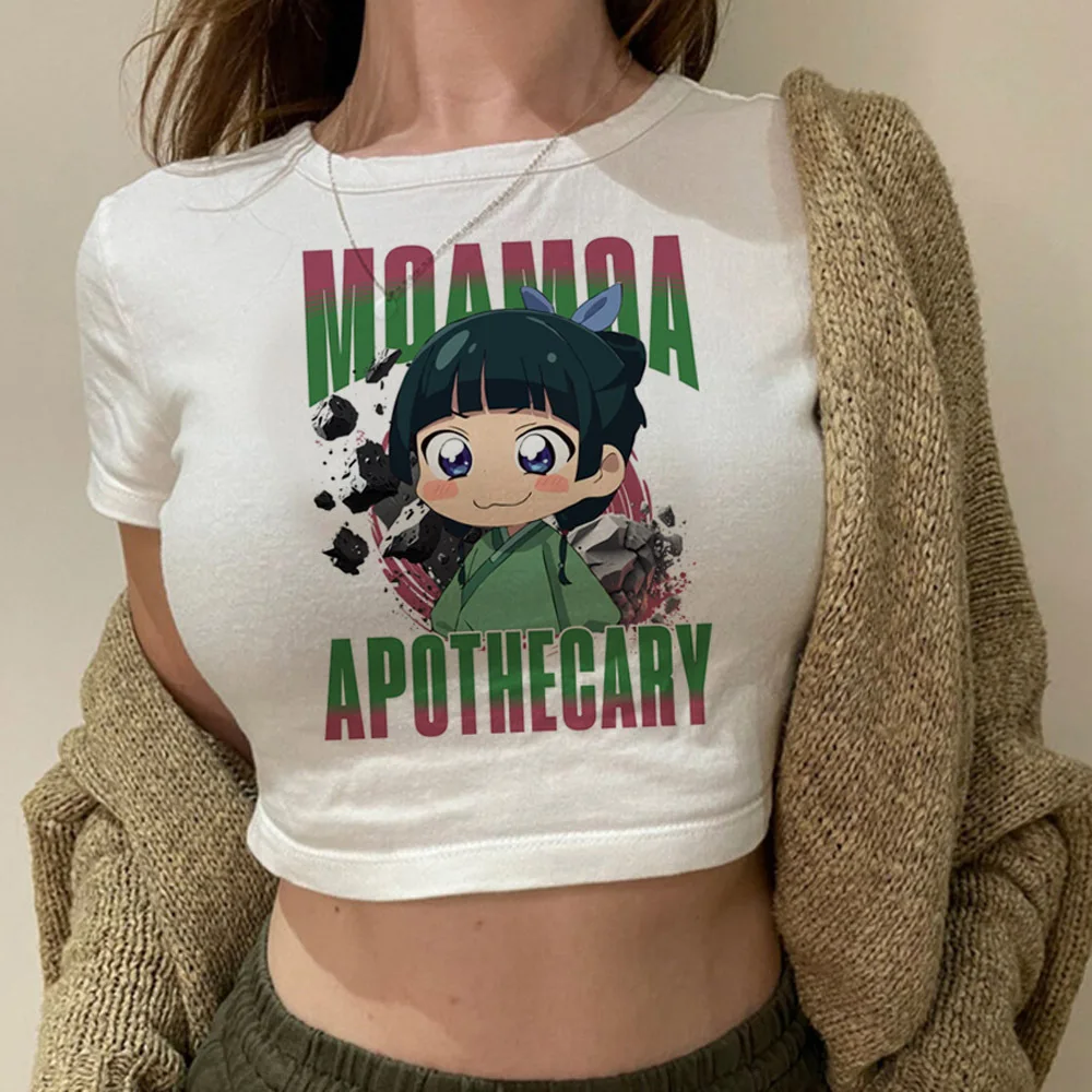 Apothecary Diaries crop top Streetwear coquette Slim Fit Cute Aesthetic harajuku shoujo girl style y2k cute teens clothes