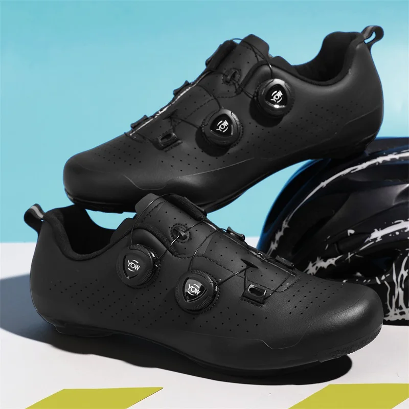 

New men's casual four season anti slip road mountain bike riding shoes light breathable comfortable casual off-road riding shoes