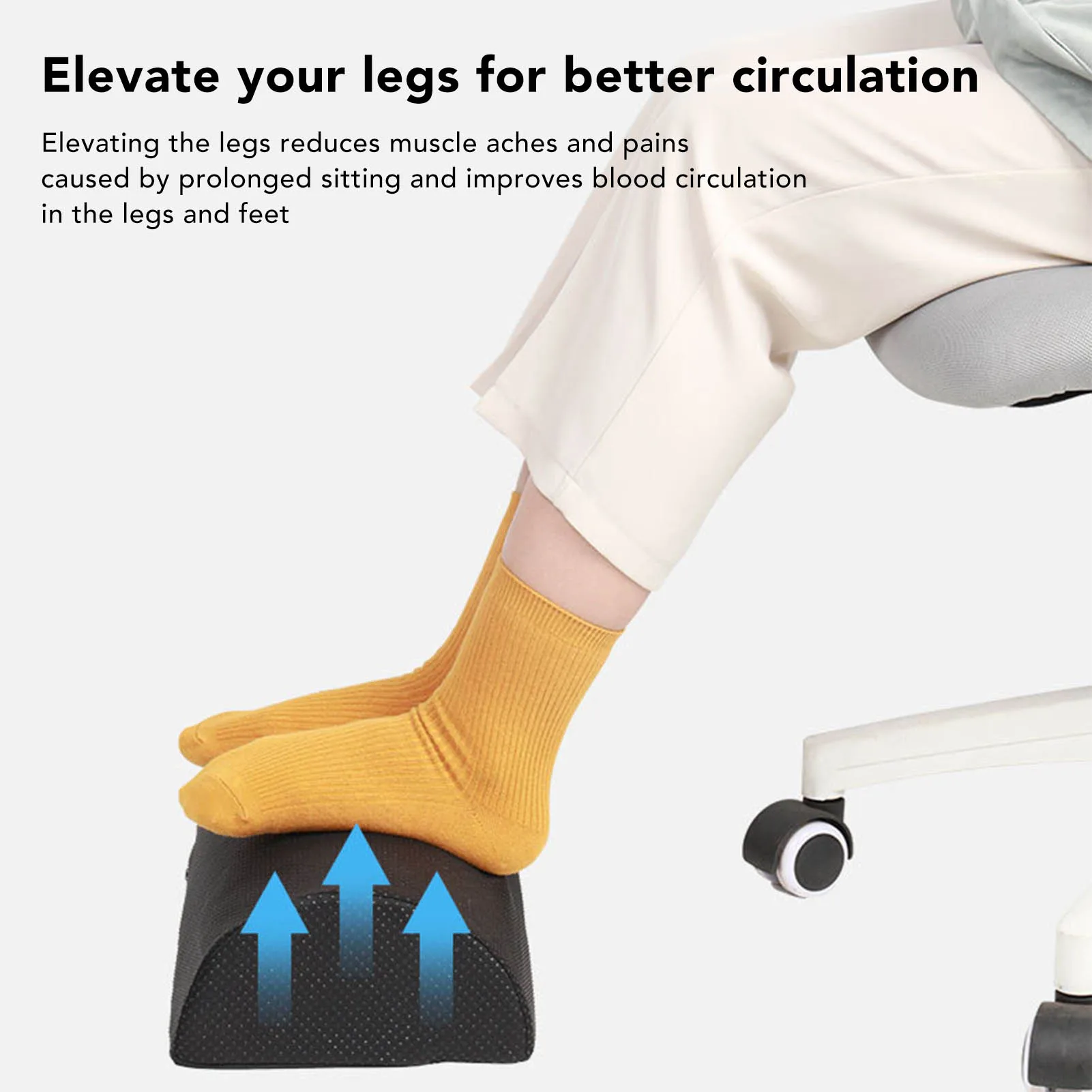 ฟองน้ำอเนกประสงค์แบบครึ่งวงกลม ความยืดหยุ่นสูง บรรเทาอาการปวด ฟองน้ำนวดแบบครึ่งวงกลมสำหรับเท้า