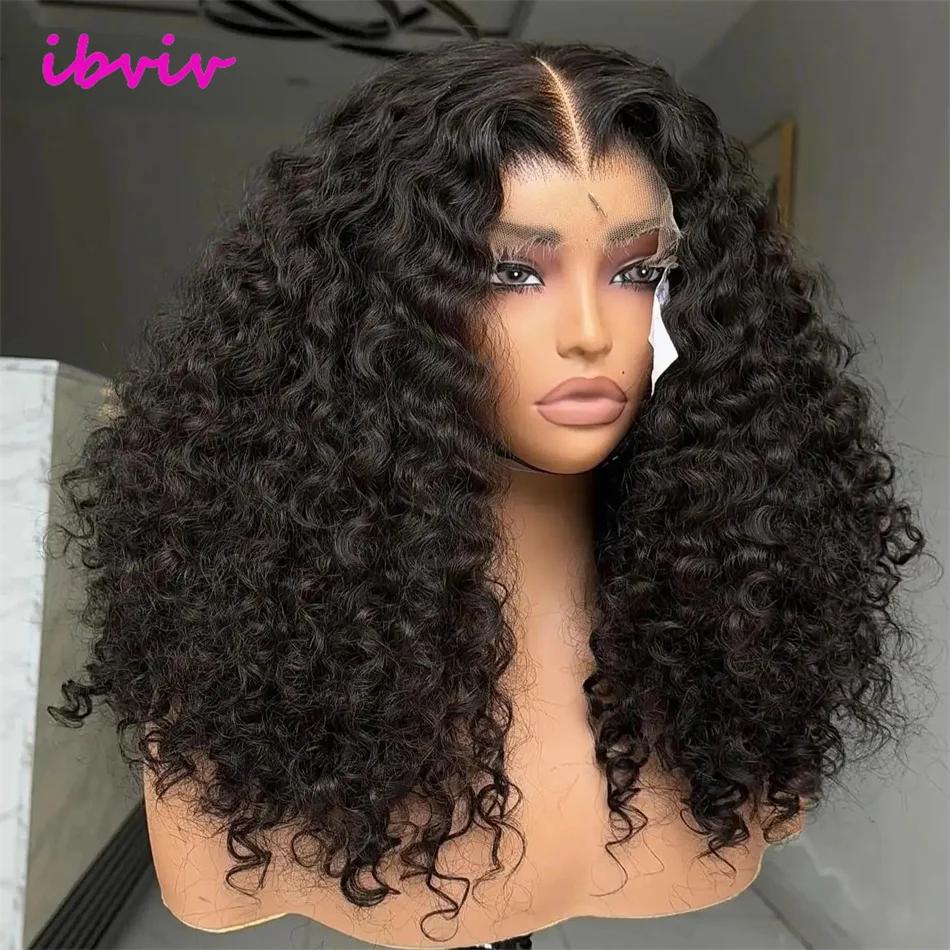 

22Inch Vietnamese Hair 250 Density Kinky Curly Transparent 13x4 Lace Front Wig 13x6 Lace Frontal Human Hair Wigs Remy For Women