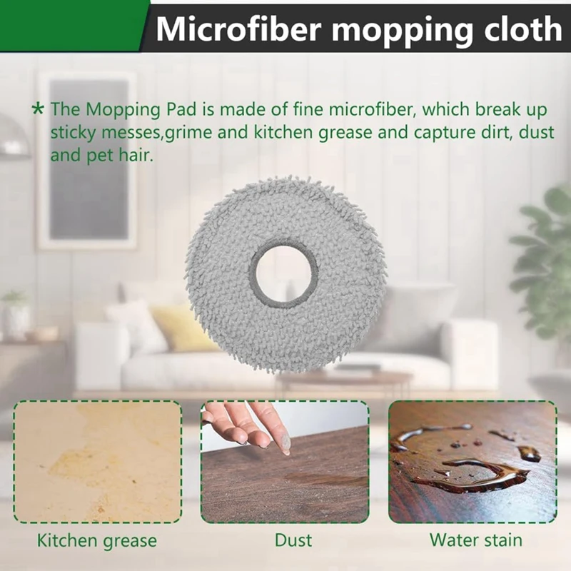 ABNO-17PCS para ecovacs deebot n30 omni/n30 pro omni aspirador de pó peças rolo escova lateral filtro mop pano saco pó