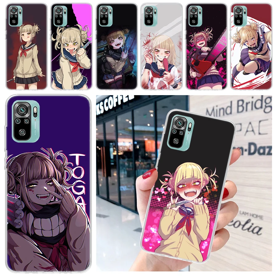 Anime Himiko Toga Waifu Lovely Soft Phone Case For Xiaomi Redmi Note 13 12S 12 11S 10 9 8 10S 11 11T 11E Pro Plus + 9S 8T 7 5G C