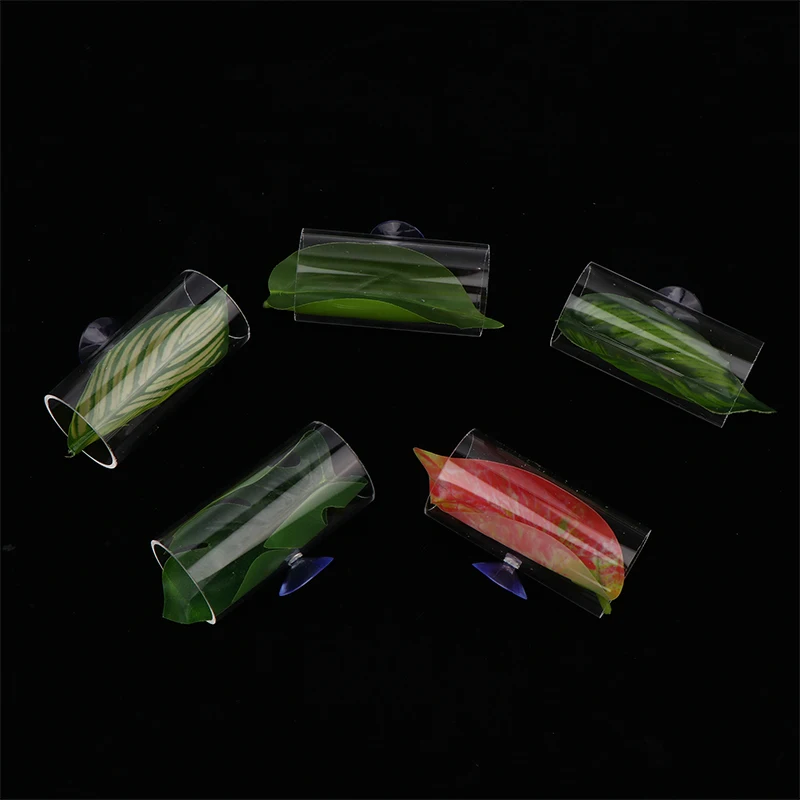 1 قطعة نفق بيتا إخفاء بركة استراحة الأسماك مخبأ التورخ خزان الديكور أنبوب أكريليك حوض السمك كهف لتحسين صحة بيتا #5