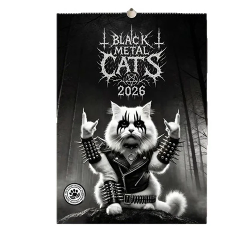 

2026 Cat Calendar Desktop Wall Calendar Atmosphere Decoration