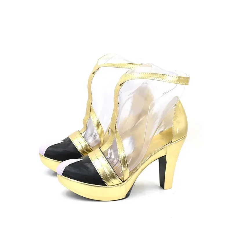 

Game Nu Edmond PU Shoes Halloween Carnival Boots Cosplay Prop Custom Mader,7;k'2.s;9,