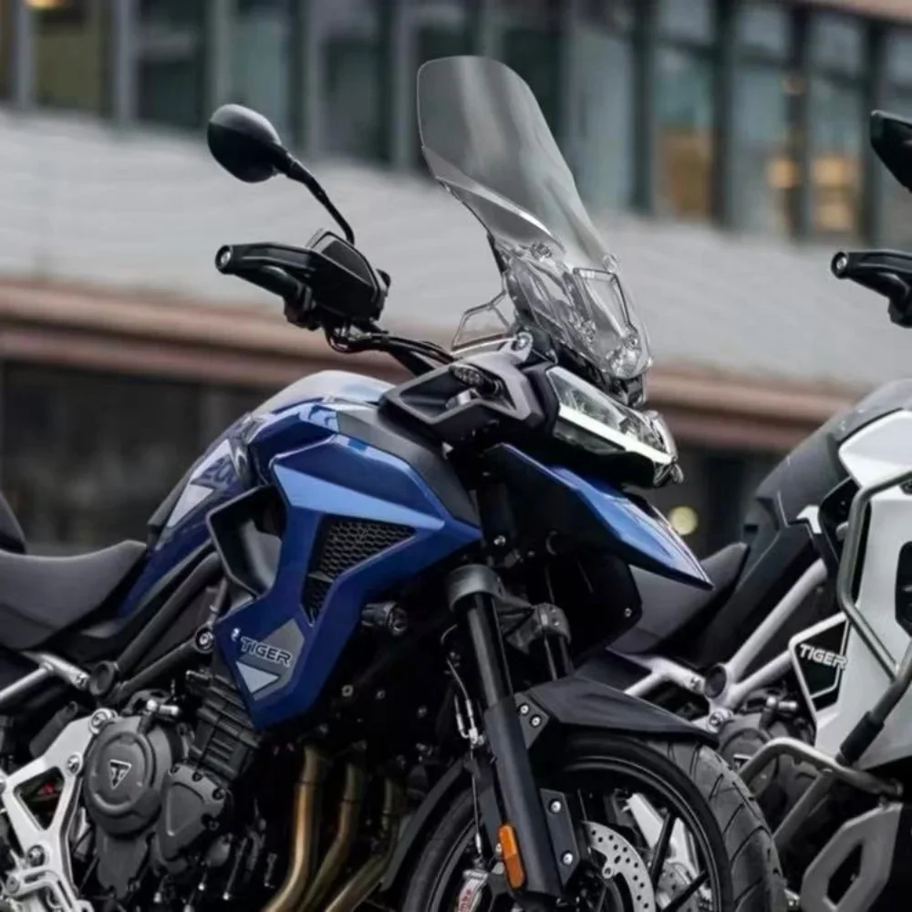 Motorcycle modification accessories for raising and widening the front windshield and rain shield, suitable for Tiger 1200GT