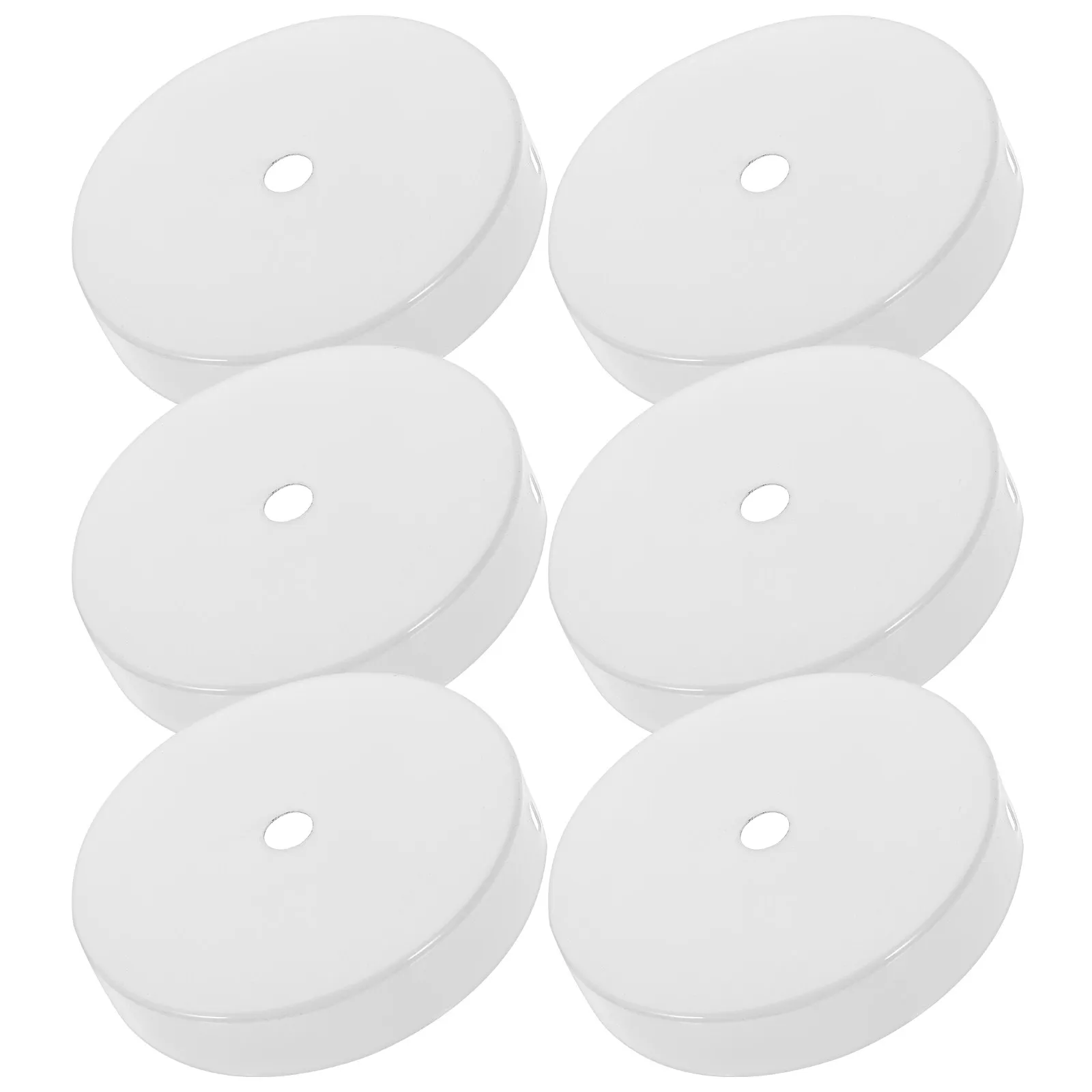 

6 шт. оцинкованных металлических потолочных накладок для крепления светильников, кронштейнов для подвесных люстр, в стиле индастриал-ретро, для декора